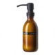 101987 Amber glass bamboo hand lotion 250ml. HAND LOTION. Black8720165018345