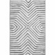 Zusss badhanddoek grafisch patroon 60x115cm grijs 0602 006 1015 00 voor