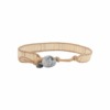 Zusss breed kralenarmbandje creme zilver 0401 057 5509 00 achter