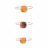 Zusss ring met vierkante steen oranje 0404 001 2000 detail1