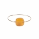 Zusss ring met vierkante steen oranje 0404 001 2000 voor